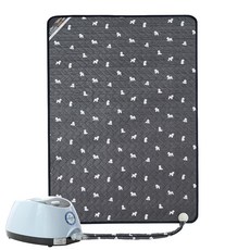 HANIL MEDICAL bedding 頂級可水洗比熊犬灰色溫水暖墊, 雙人(140 x 200 cm)