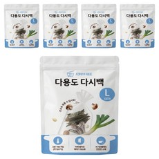 조니프리 다용도 다시백, 대(L), 5개, 100개입