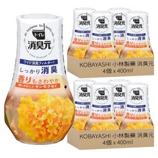 KOBAYASHI 小林製藥 消臭元 廁所芳香劑, 金桂花香, 400ml, 8瓶