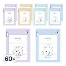 펜피아 1000 3-6 무제 23줄 초등 제본노트, 랜덤발송, 60개