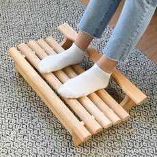 WOODYHOME 原木腳踏板 圓形型 大, Natural