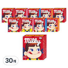 FUJIYA 不二家 牛奶糖果 7入, 23g, 30個