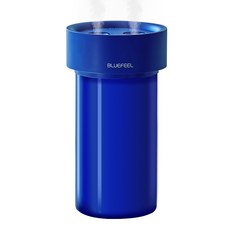 블루필 듀얼젯 무드등 무선 미니 가습기 983ml, BHM310, 미드나잇블루