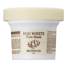 SKINFOOD 蛋白毛孔面膜 120g, 1罐, 1入