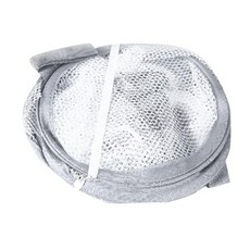 E.City 可折疊衣物雜物收納網 灰色, 1個