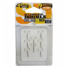 OWNER SD-26 雞爪鉤 STINGER DOUBLE size 10, 8支, 1組