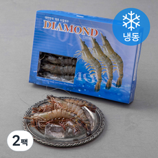 DIAMOND 홍다리 얼룩새우 20마리 (냉동), 500g, 2팩