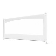 BabyBBZ 床邊護欄 198cm+連接配件, 白色