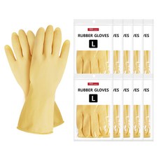 Draw a Life Wrist 橡膠手套大號, 象牙白, L, 10組