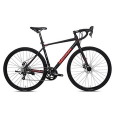 산타자 에테르3.0 로드 알루미늄 디스크 브레이크 12kg 신장 155cm~175cm, 매트블랙+레드, 180cm, 1개
