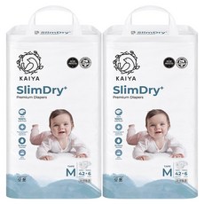 Kaiya Slim Dry Plus 優質黏貼型尿布 男女通用, 中型(M), 96張