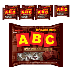 롯데웰푸드 ABC 초콜릿, 187g, 8개