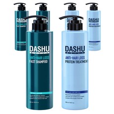 DASHU 每日快速健髮洗髮精 500ml+健髮蛋白質護髮乳 500ml, 3組