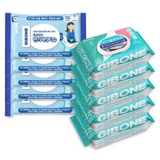 GIBONE 80張廚房清潔紙巾+10張馬桶坐墊清潔濕紙巾, 1組