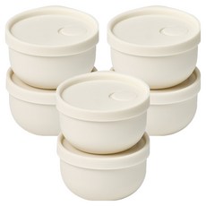 실리만 아이스웨이 실리콘 냉동 밥용기, 6p, 아이스화이트