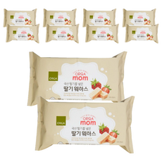 ORGA WHOLE FOODS 草莓威化餅, 80g, 10包
