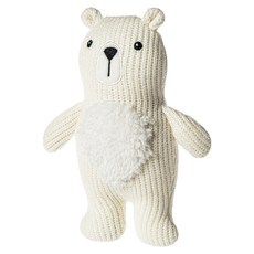 mary meyer 蜜兒 柔軟手搖鈴,針織熊,寶寶安撫玩具, 1入