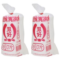 DOUBLE GOOD 双好 環保清潔袋 白色 7斤, 12L, 2捲