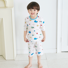 Maykids 男童用 Aqua Friends 七分袖變色內衣套裝