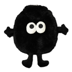 JAR嚴選 ins風卡通可愛保暖熱水袋 - 小黑炭, 1個