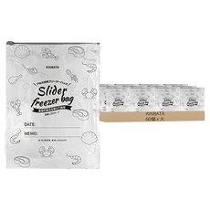 KINBATA 食品級鋁箔保鮮袋 可站立/水洗/重複使用 6盒, 大 (L), 10個