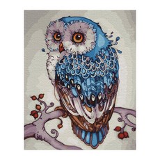 Play about DIY 名畫繪圖套組 40 x 50 cm, 幸運貓頭鷹