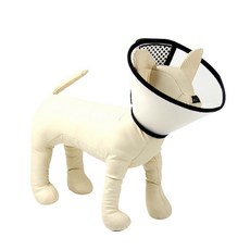 DM I Love Pet 防抓傷透明黑線頭套 1號, 1個, 150克