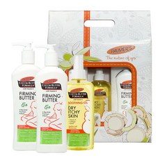 PALMER'S 孕婦產後護理禮盒組 緊緻身體乳液 2入+潤膚按摩油, 1組