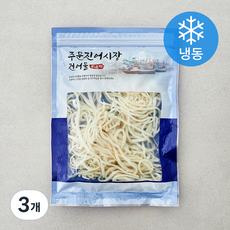 현복식품 주문진어시장건어물 백진미오징어채 (냉동), 3개, 200g