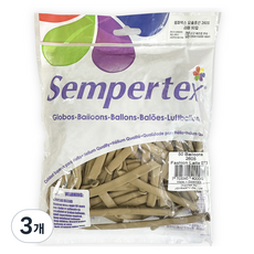 셈퍼텍스 요술풍선 260S 50p, 라떼, 3세트