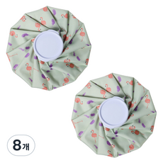 暖暖小舖防水冷熱冰敷袋 綠色紅鶴 中, 8個