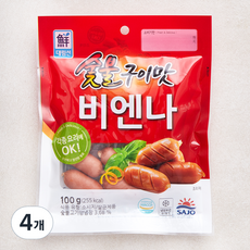 대림선 숯불구이맛 비엔나, 100g, 4개