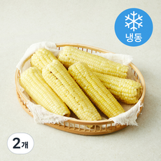 아침과저녁 삶은 백찰 옥수수 (냉동), 2개, 1.8kg