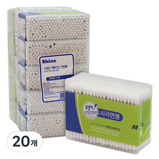 Shine Case棉花棒, 200入, 20個