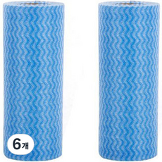 롤타입 다용도 수세미, 블루, 6개