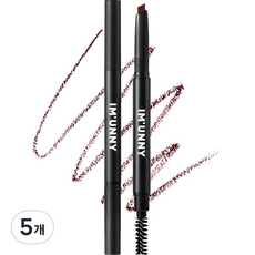아임유니 스타일링 아이브로우 0.35g, 03 갈색, 5개