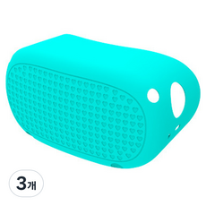캐시리치 메타퀘스트2 호환 실리콘 커버 하트패턴 VR 보호 케이스 민트, 3개