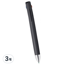 ZEBRA bLen 4+S 多功能筆 0.5mm, 黑色, 3個