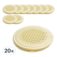 把手世界長桶換氣蓋 米色, 20個