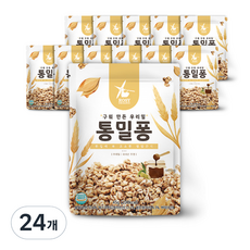 로지오가닉 유아용 구워 만든 우리밀 과자, 통밀, 24개, 45g