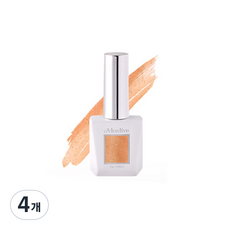 모스티브 청순가련 글리터 시럽젤, 여리브라운, 12ml, 4개