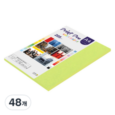 paperculture Print Pro 厚磅彩色列印紙 205g No.09 亮綠色, 48個, A4