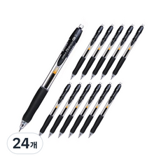 DONG-A 中性筆 Finetech RT 0.3mm, 黑色, 24個