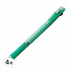 ZEBRA 斑馬牌 Clip-on Slim 4色筆, 粉彩綠, 4個