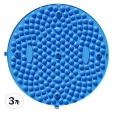 涼爽穴位圓形腳墊, 3個, 單一顏色