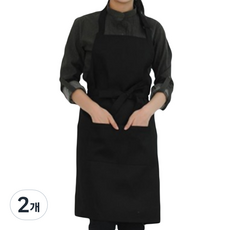 Venerdi 頸掛式圍裙, 黑色, 2個