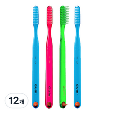 SUNSTAR 三詩達 G.U.M 經典圓弧刷毛牙刷 411 硬毛, 1入, 12個