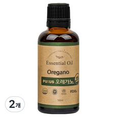 퓨어스 아로마오일 오레가노, 50ml, 2개