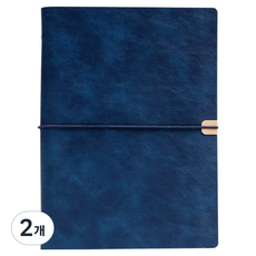 Khohimo 筆記本 商務用 A5 日記本 防水 手帳 5W0455, 海軍藍, 2個