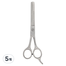 벨로티 헤어 틴닝 미용가위, 실버, 5개